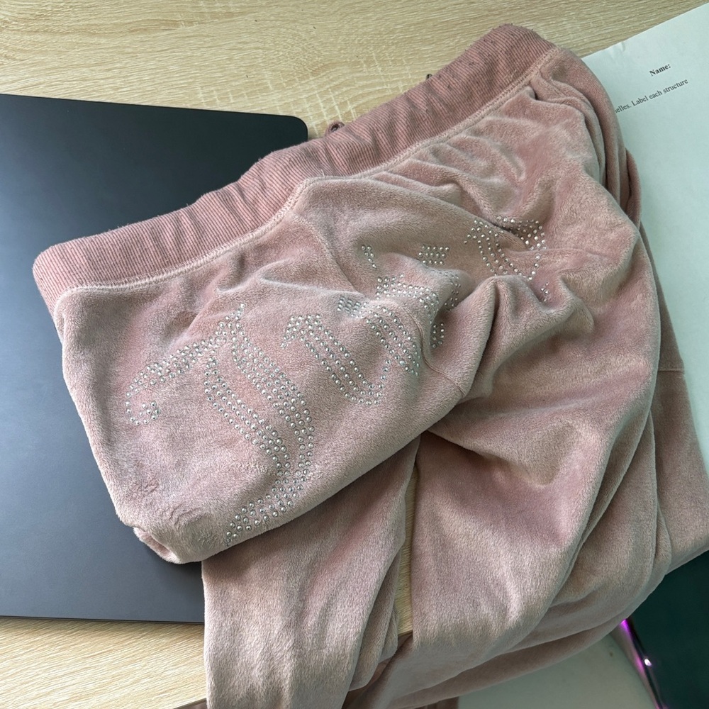 Juicy Couture Pink Velour Leggings